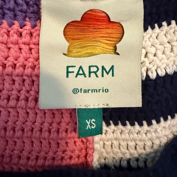 FARM Rio Multicolor Striped Mini Dress - Picture 3 of 3